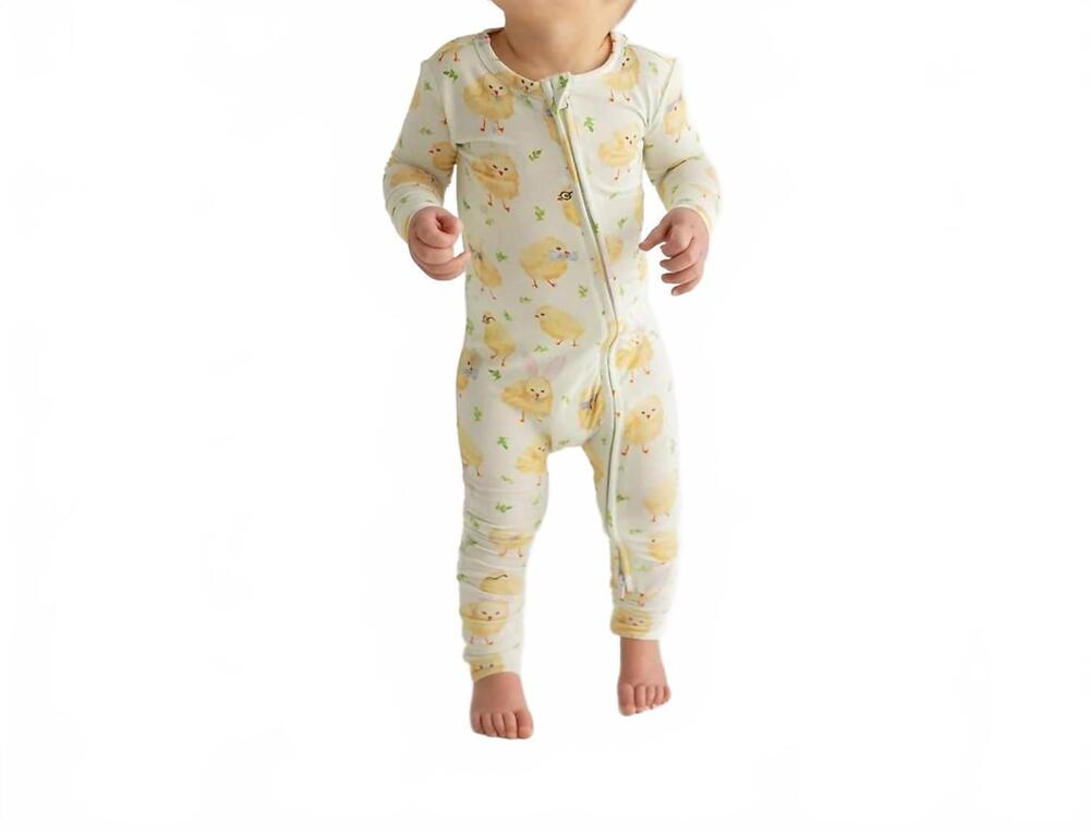 NEW POSH PEANUT kids charles convertible one piece in white